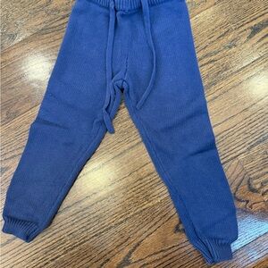 Minnow Kids Knit Pull-On Jogger Pants - Navy - NWOT